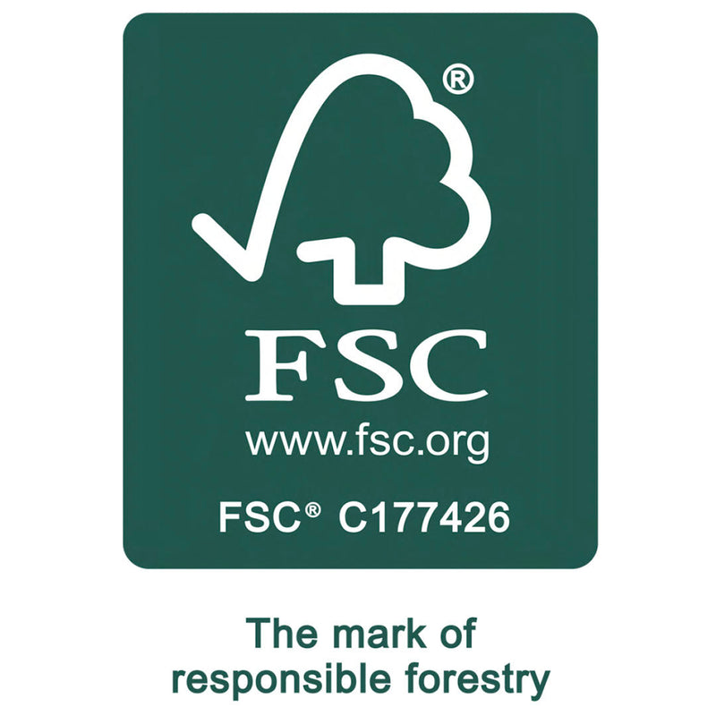 FSC Logo (White with Green Background) - DCM Products, Inc.