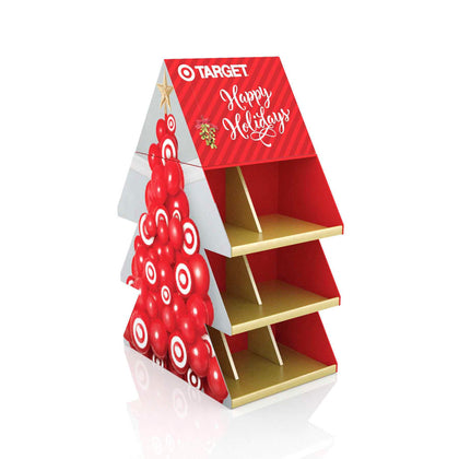 Floor Display - Custom Shaped Shelves 1