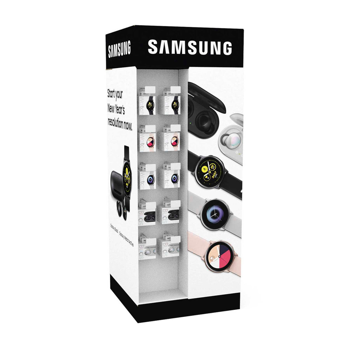 Floor Display - Hangers And Product Panel A — Bennett