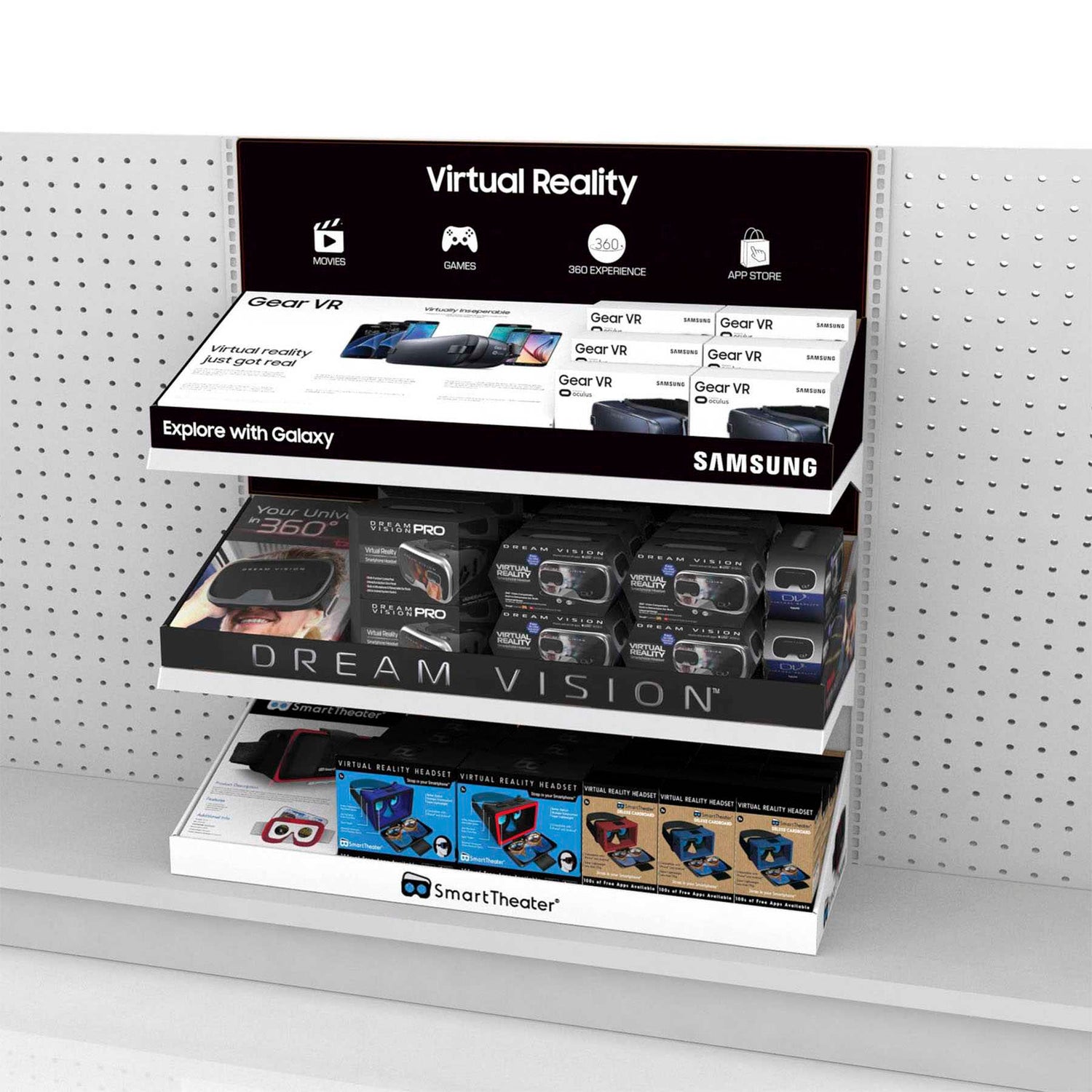 store shelf displays